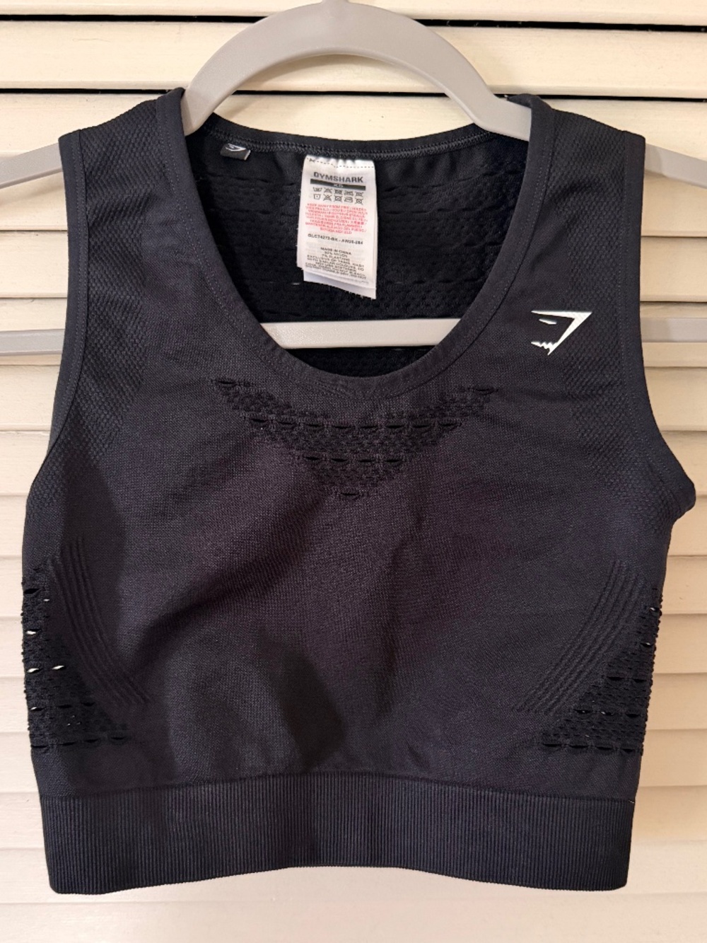Gymshark Women's Energy Seamless Black Sports Bra. Size XS